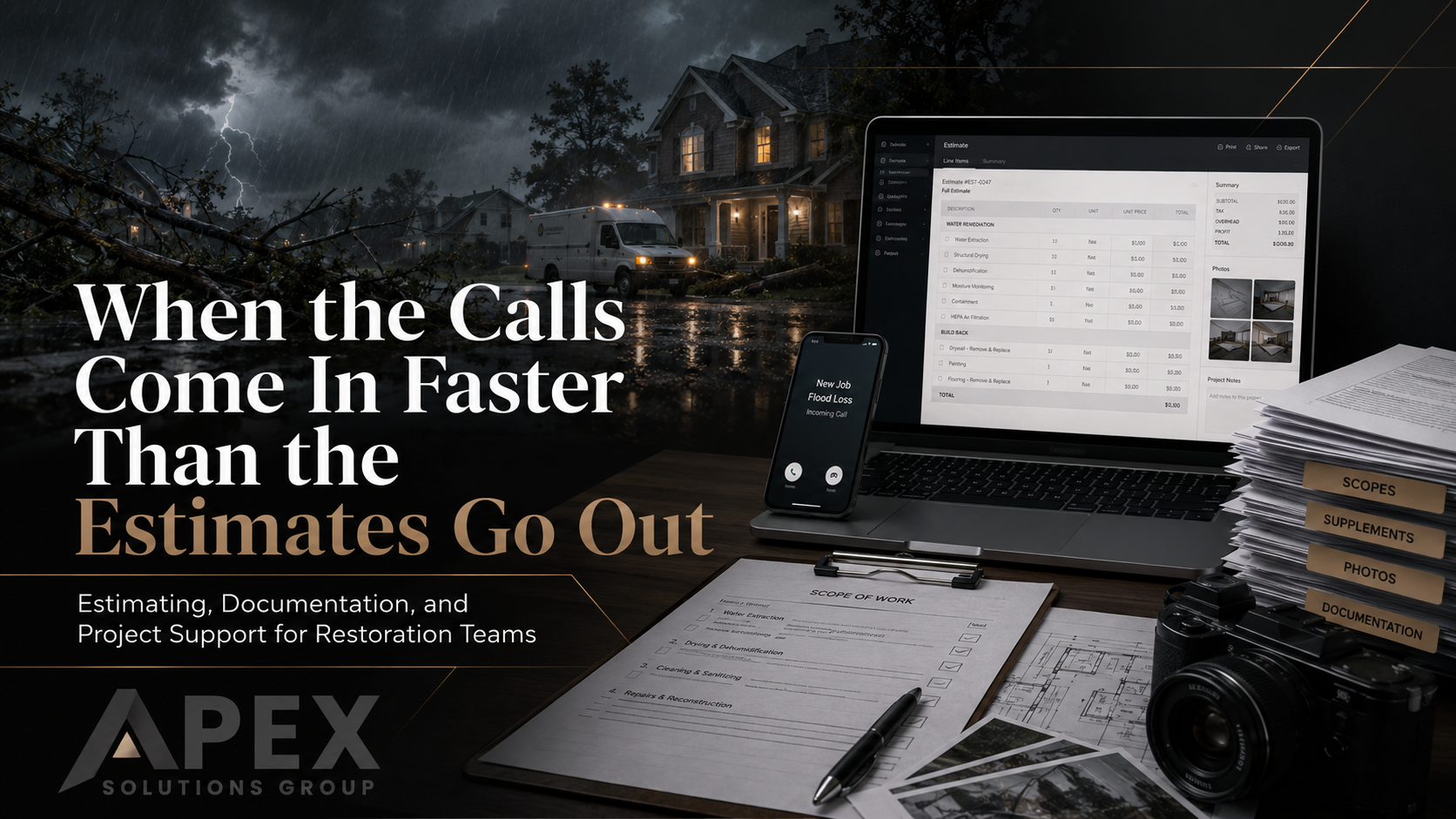 When the Calls Come In Faster Than the Estimates Go Out